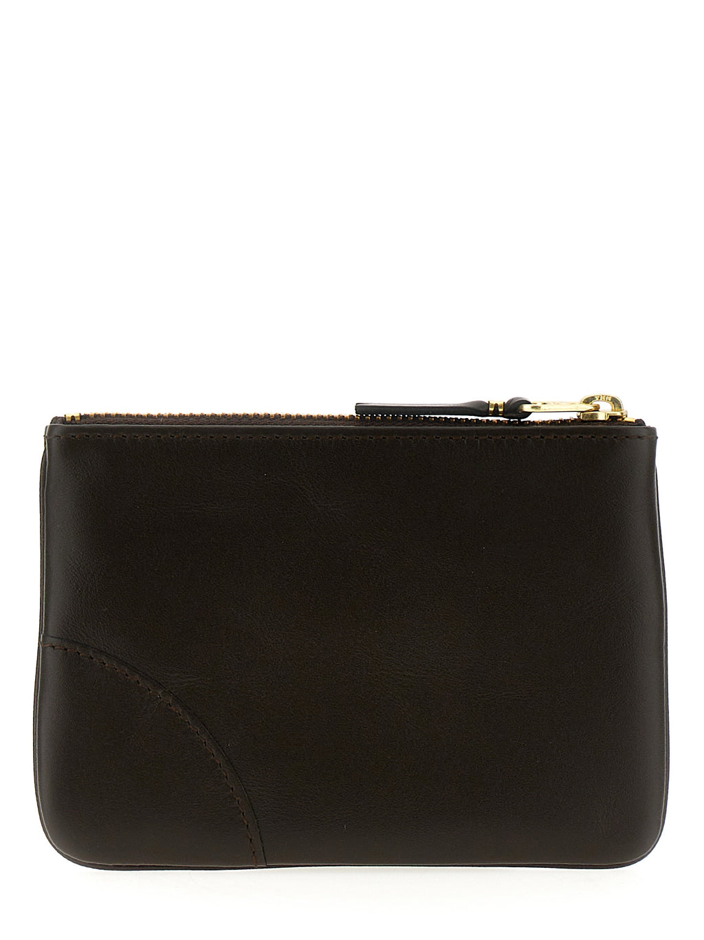 Comme Des Garçons Brown Calfskin Cardholder