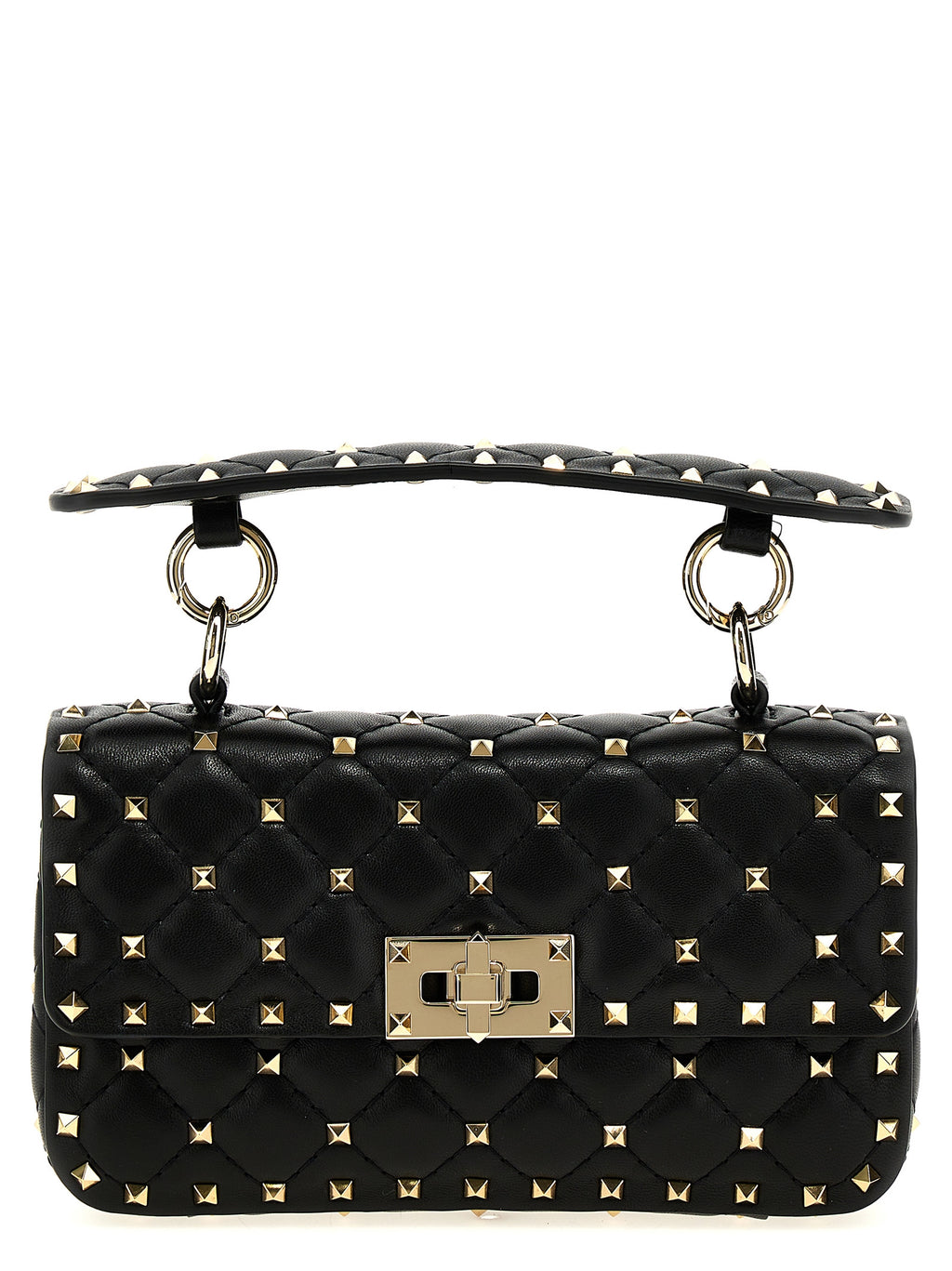 Valentino Garavani Black Lamb Leather Handbag