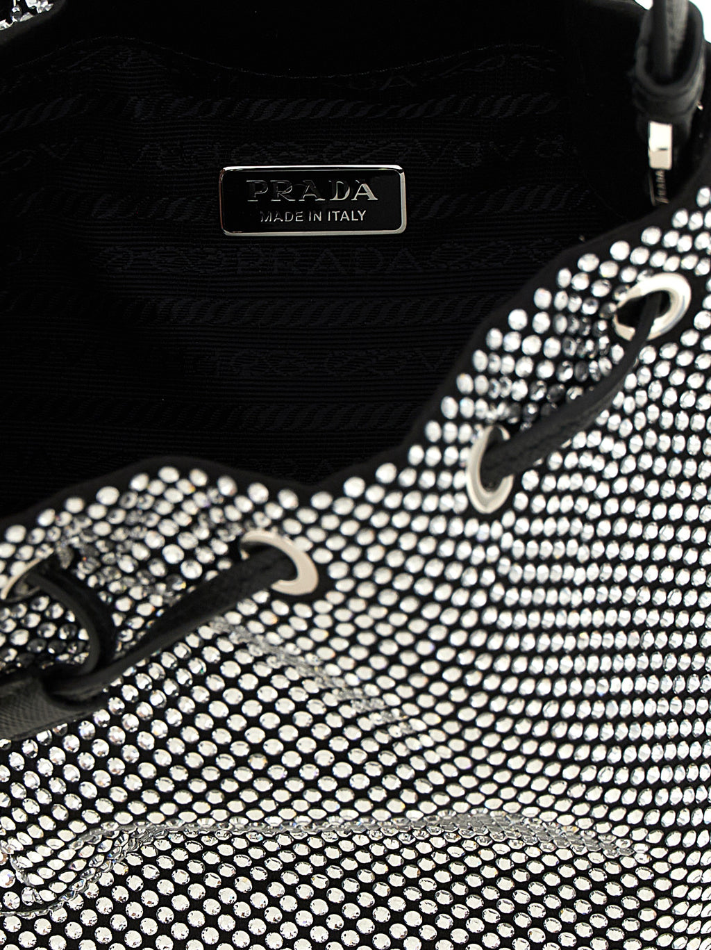 Prada Gray Viscose Handbag