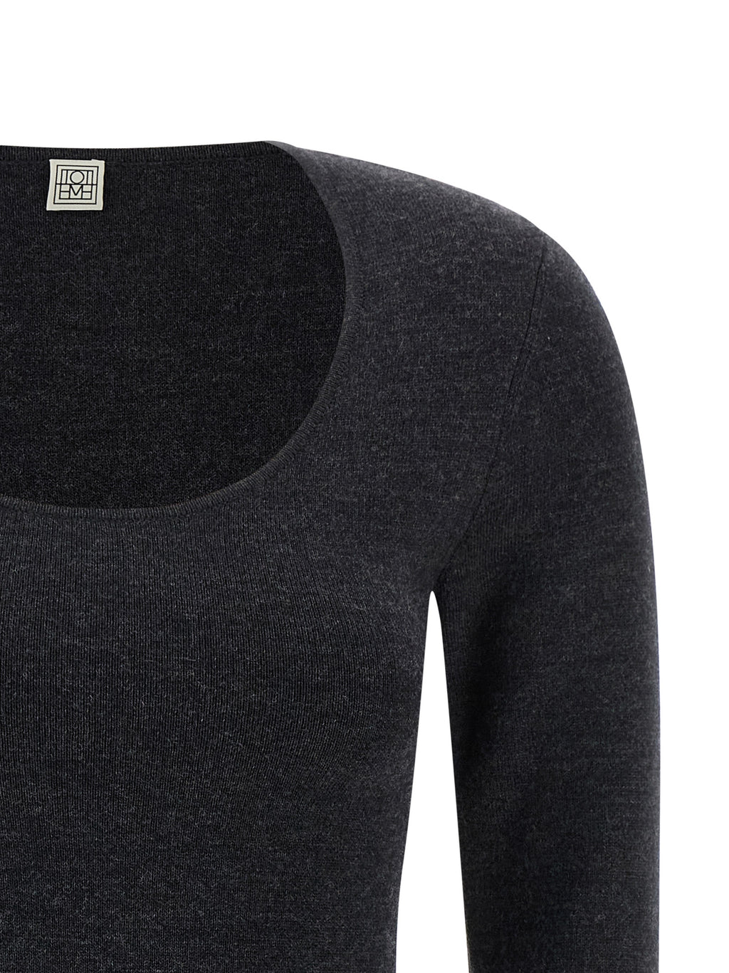 TOTEME Gray Viscose Cardigan
