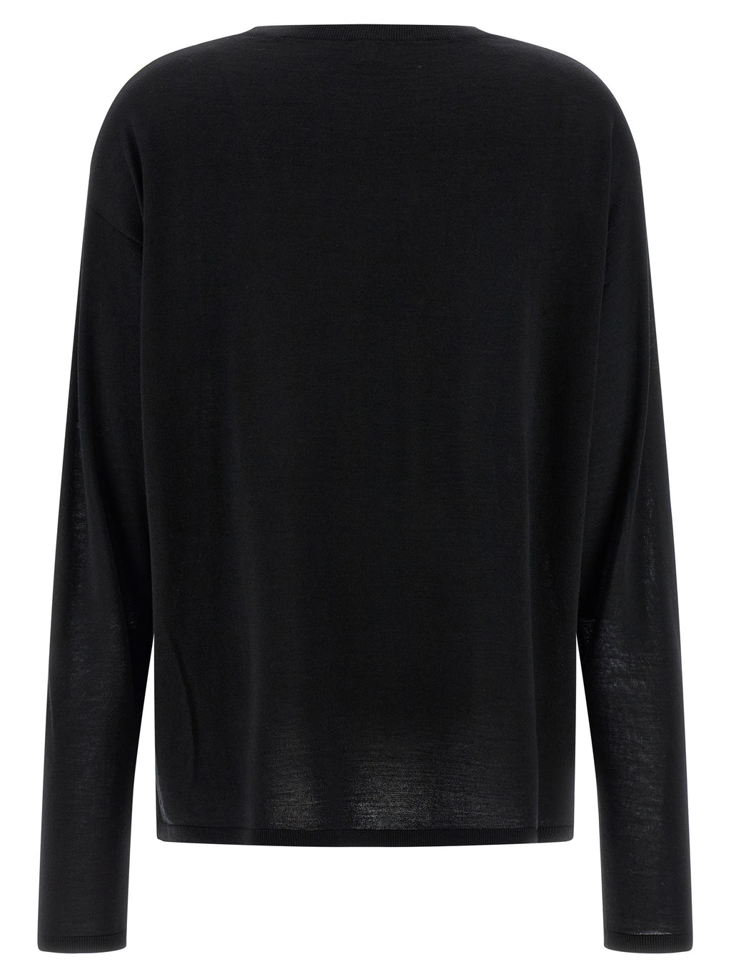 TOTEME Black Wool Cardigan