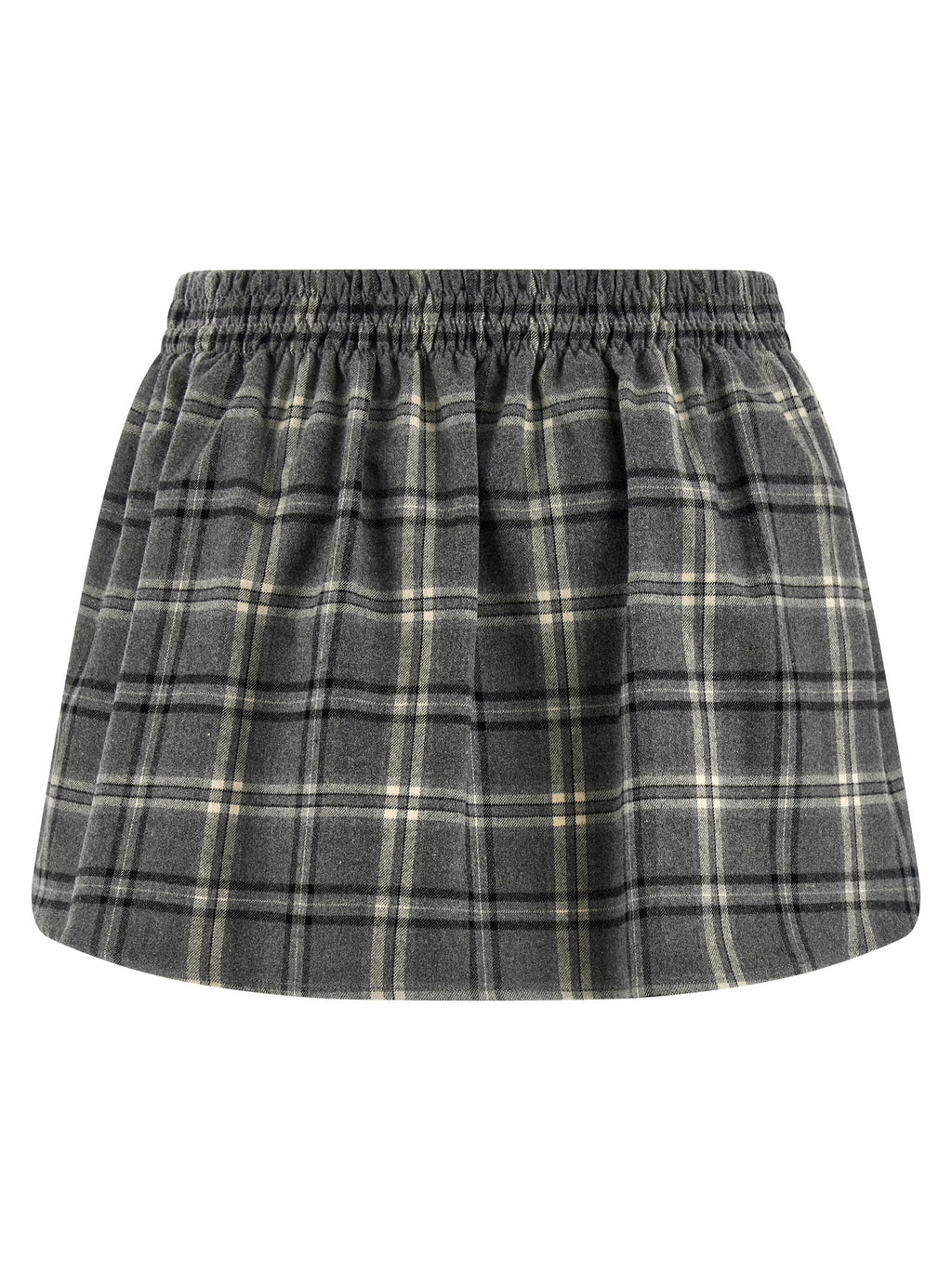 Miu Miu Gray Cotton Long Skirt