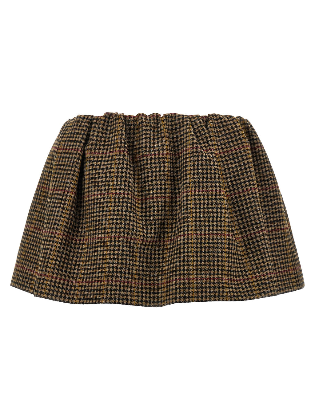 Miu Miu Brown Virgin Wool Long Skirt