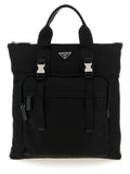 Prada Black Recycled Polyamide Tote Bag