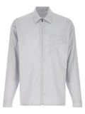 Prada Blue Cotton Blouse