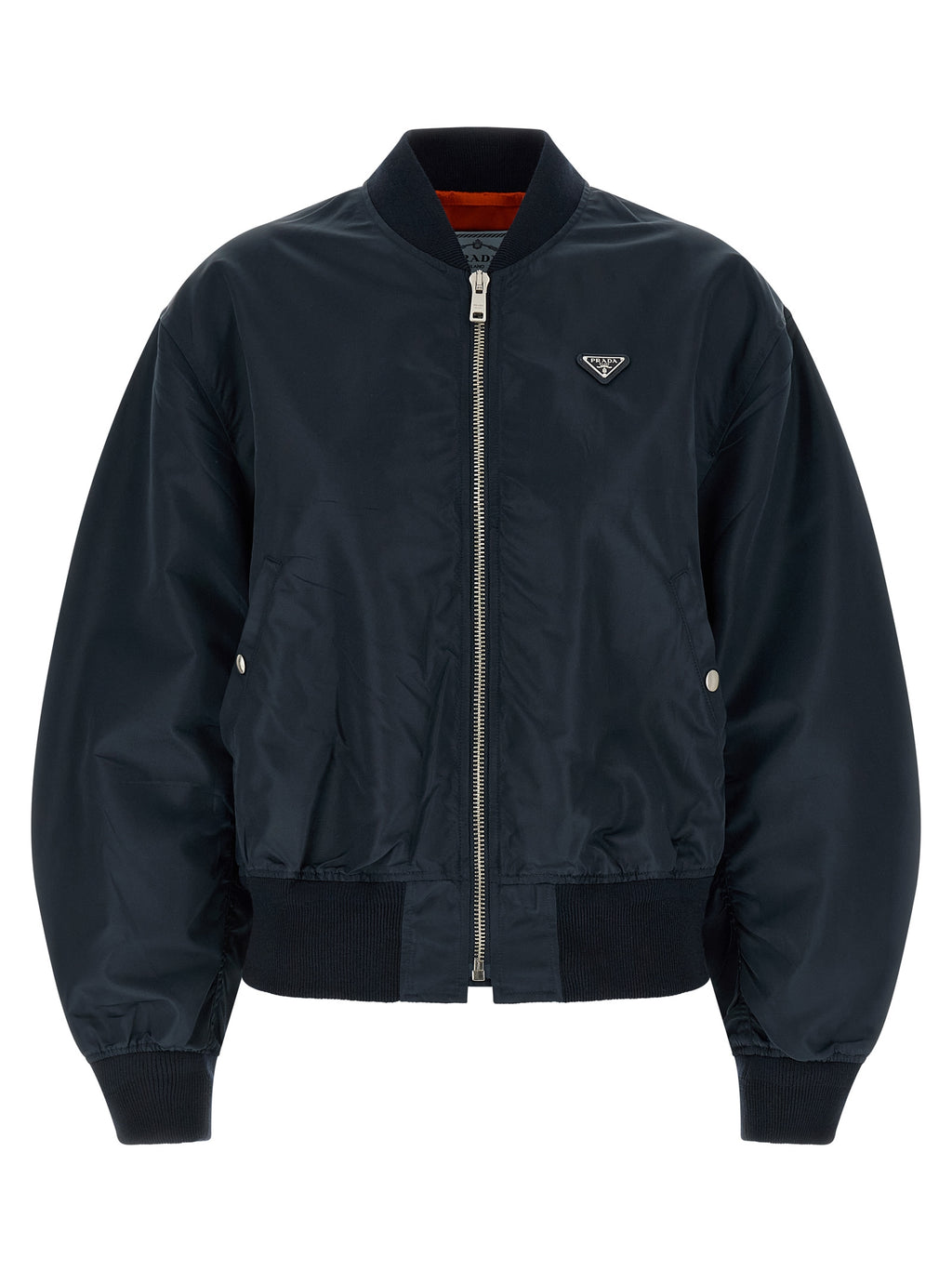 Prada Blue Polyamide Bomber