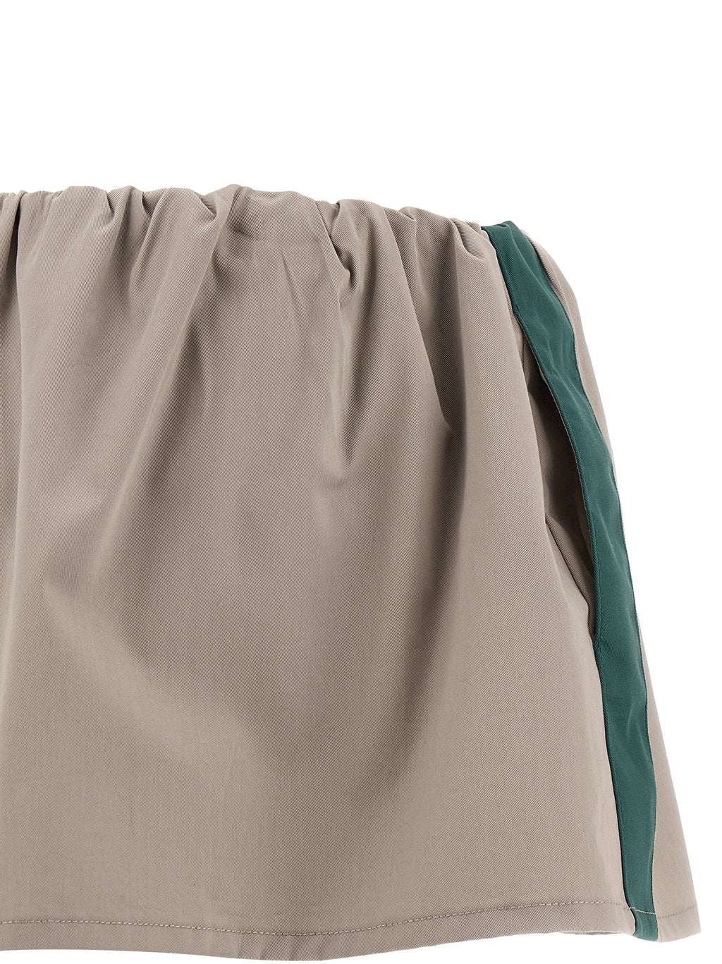 Miu Miu Gray Cotton Long Skirt
