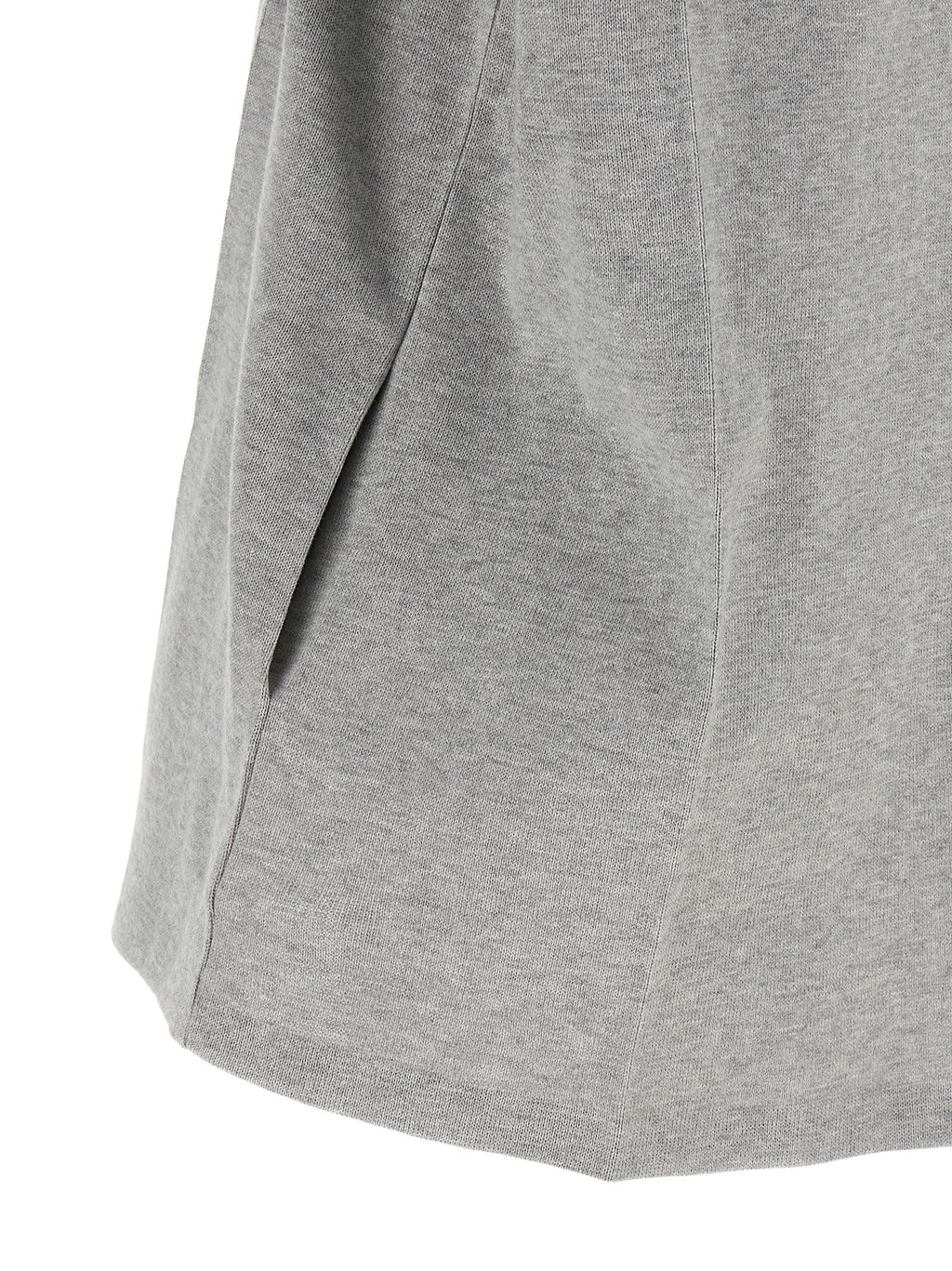 Miu Miu Gray Cotton Short Dress
