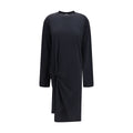 Balenciaga Black Cotton Casual Dress