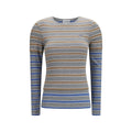 Ganni Gray Cotton Long Sleeve T-Shirt