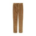 Dolce & Gabbana Brown Cotton Casual Pants