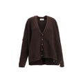 Golden Goose Brown Wool Oves Aries Cardigan