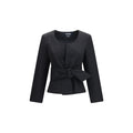 Jacquemus Black Wool Oves Aries Full-Length Jacket