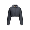Miu Miu Gray Recycled Polyamide Shell Jacket