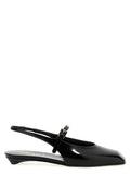 Prada Black Calfskin Ballet Flats