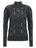 Ermanno Scervino Gray Virgin Wool Cardigan