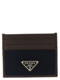 Prada Blue Recycled Polyamide Cardholder