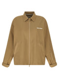 Miu Miu Beige Recycled Polyester Shell Jacket