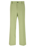 Prada Bicolor Cotton Casual Pants