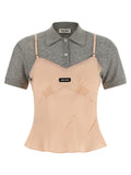 Miu Miu Multicolor Silk Shortsleeve Shirt