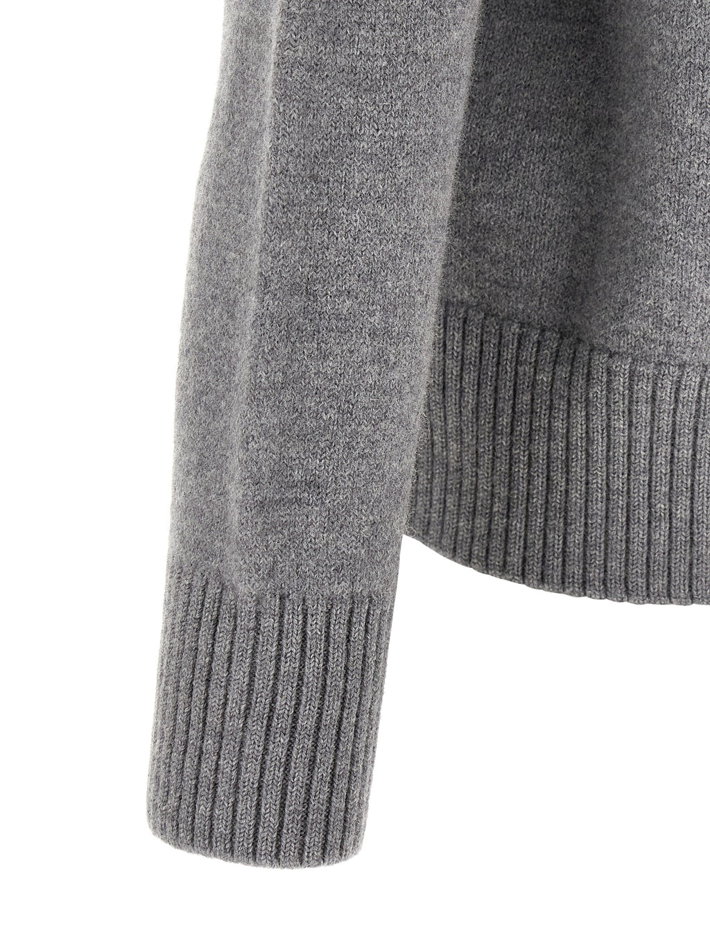 Ami Paris Gray Wool Cardigan