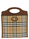 Burberry Beige Cotton Handbag