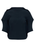 Issey Miyake Blue Polyester Pattern Shirt