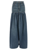Chloé Blue Denim Skirt