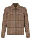 Burberry Beige Wool Full-Length Jacket