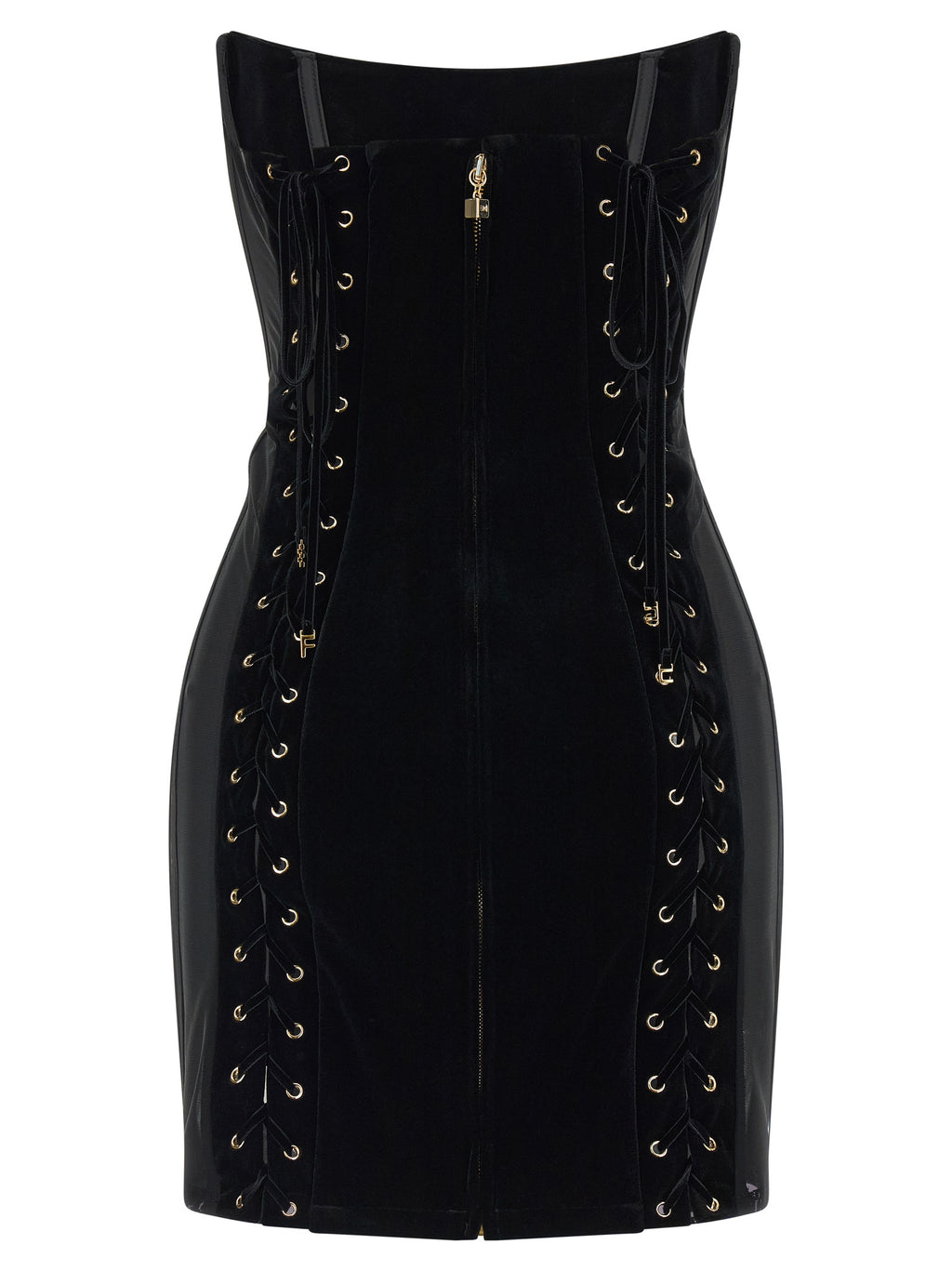 Elisabetta Franchi Black Polyester Short Dress