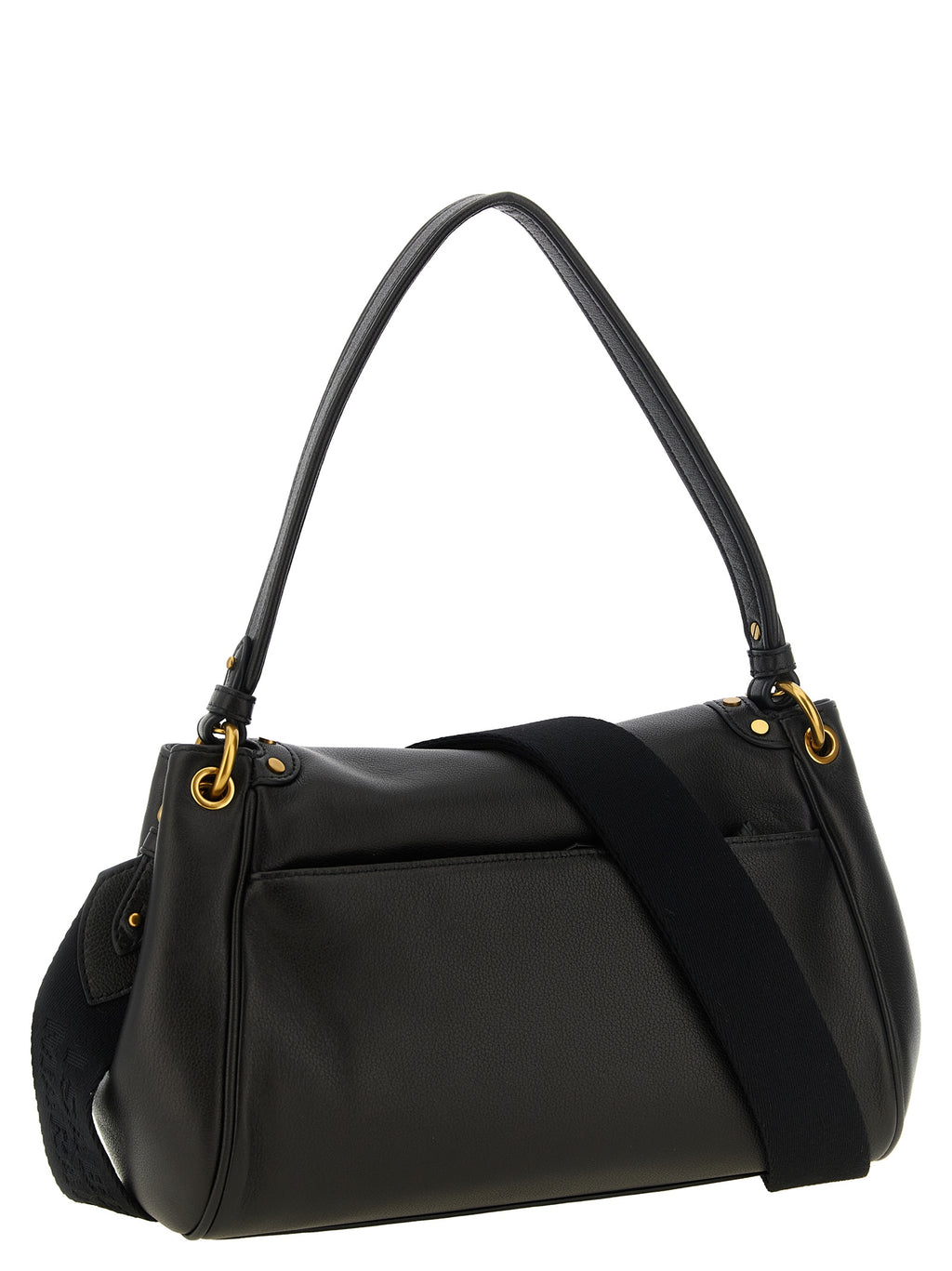 Isabel Marant Black Lamb Leather Shoulder Bag
