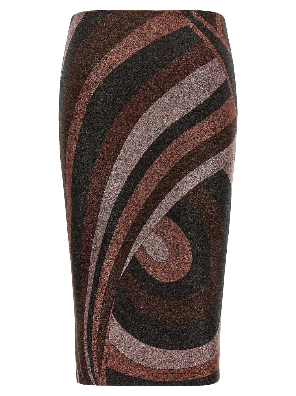 Emilio Pucci Bordeaux Polyamide Midi Skirt