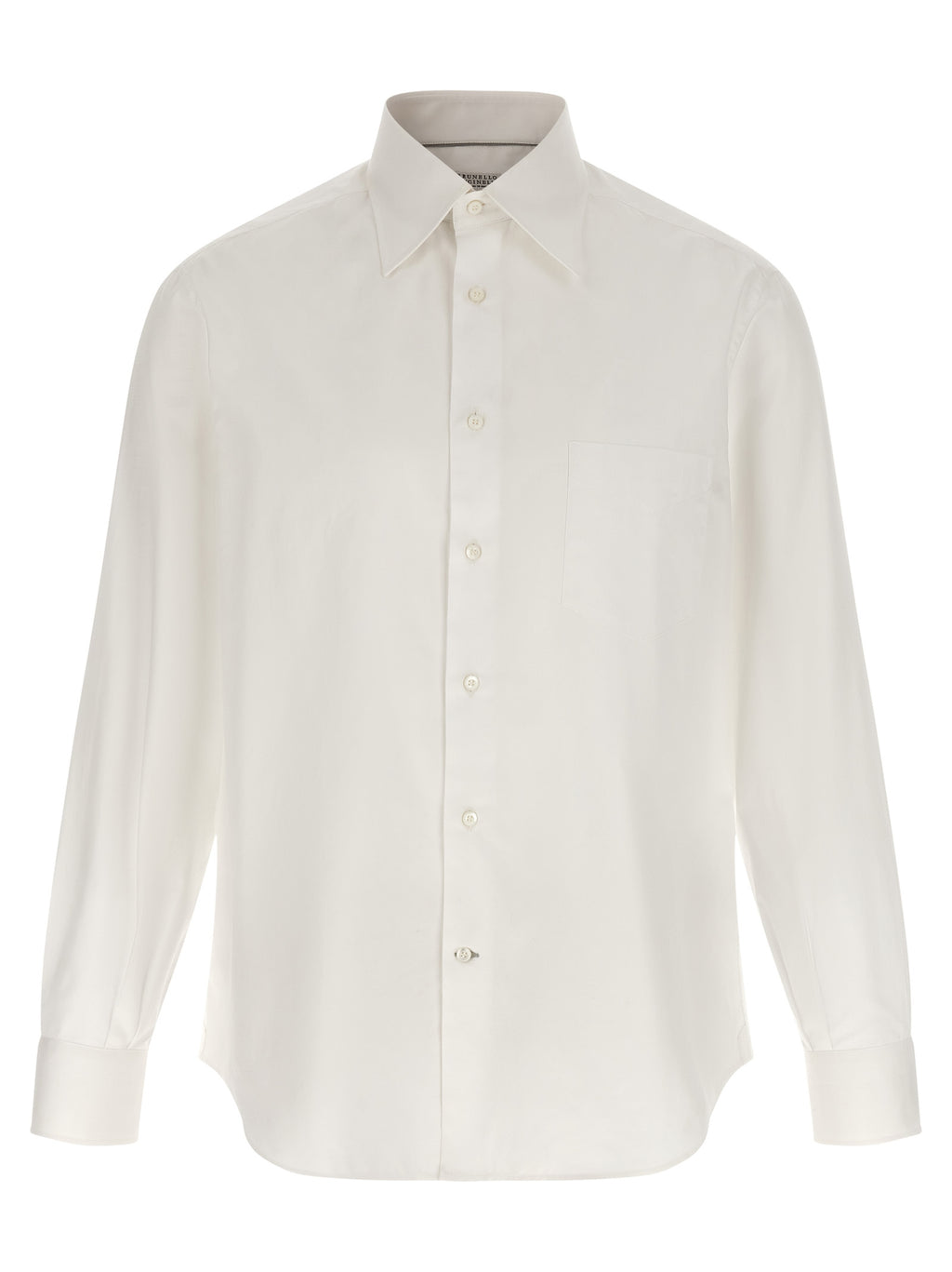 Brunello Cucinelli White Cotton Blouse