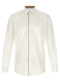 Burberry White Cotton Blouse