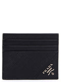 Prada Black Calfskin Cardholder