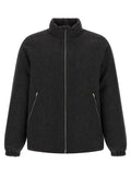 Jil Sander Gray Wool Full-Length Jacket
