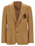 Dolce & Gabbana Beige Cashmere Blazer