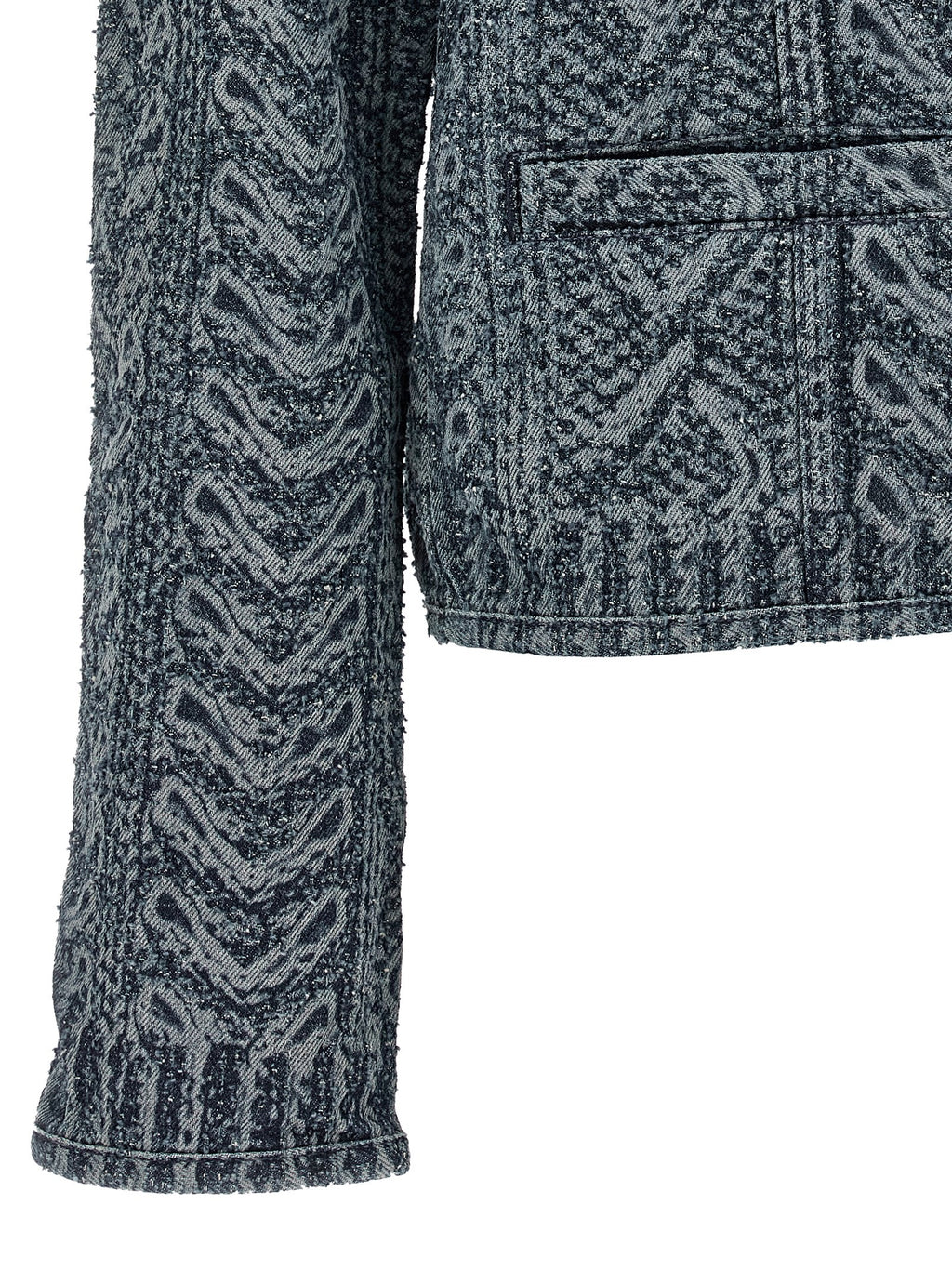 Diesel Blue Cotton Denim Jacket