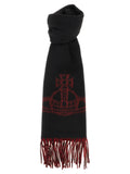 Vivienne Westwood Black Wool Foulard