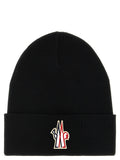 Moncler Grenoble Black Virgin Wool Beanie