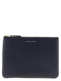 Comme Des Garçons Blue Cowhide Cardholder