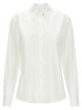 Dolce & Gabbana White Cotton Blouse