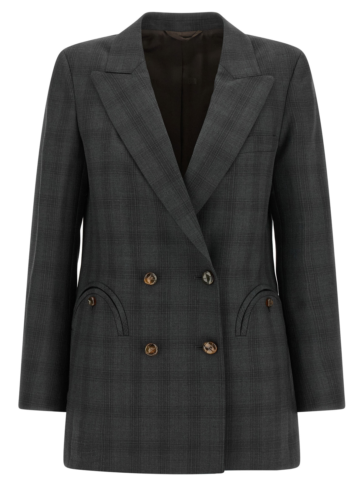Blazé Milano Gray Virgin Wool Blazer