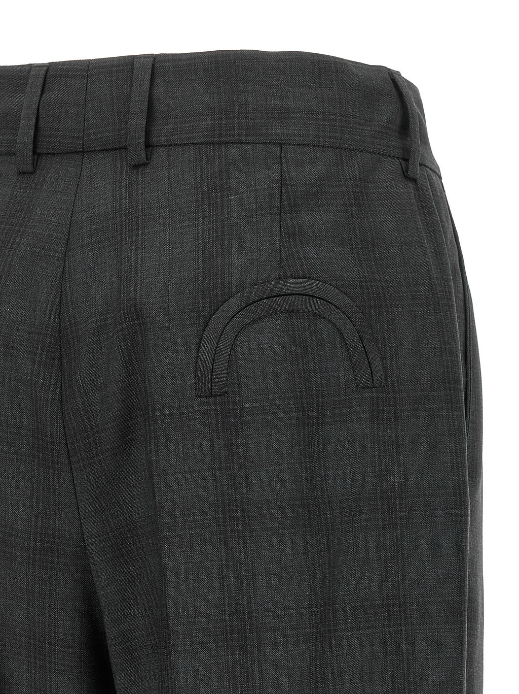 Blazé Milano Gray Virgin Wool Dress Pants