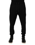 Dolce & Gabbana Black Cotton Jogger Men Sweatpants Pants
