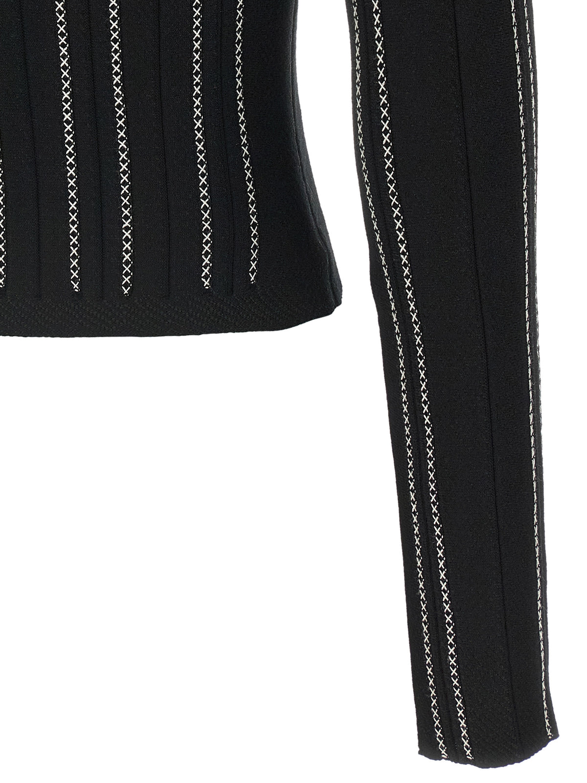 Elisabetta Franchi Black Viscose Cardigan