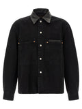 Lemaire Black Cotton Denim Jacket