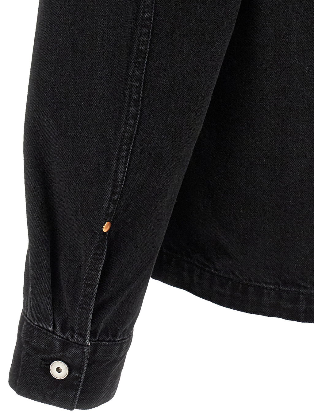 Lemaire Black Cotton Denim Jacket