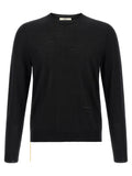 Fendi Black Virgin Wool Cardigan