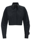 Elisabetta Franchi Black Cotton Blouse